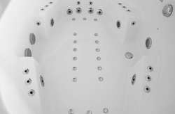 WANNA SPA Z HYDROMASAŻEM JACUZZI AQUAPEUTIC 002A, 2-osobowa 150x150x70 cm