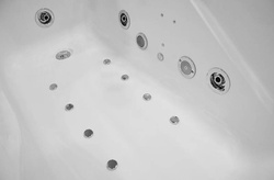 WANNA SPA Z HYDROMASAŻEM JACUZZI AQUAPEUTIC AQ-61, 1-osobowa 150x80x62 cm, prawa
