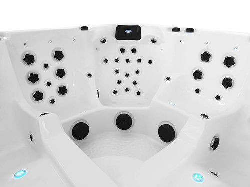 WANNA ZEWNĘTRZNA Z HYDROMASAŻEM AQUAPEUTIC 1313, 5-osobowa, 220x220x95 cm