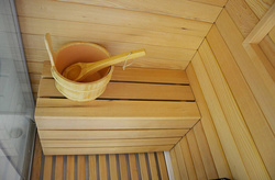 Kabino-sauna sucho-parowa z funkcją hydromasażu AQ-752, 180 x 110 x 223 cm, biała, lewa