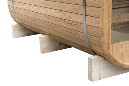 Sauna sucha fińska ogrodowa, 8-osobowa 210x210x300 cm
