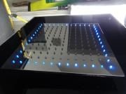 Deszczownica LED wymiar 60x60, chrom