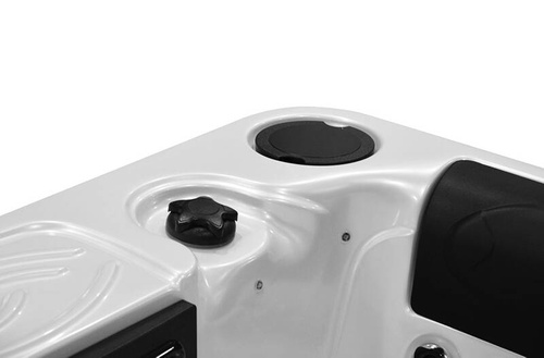 WANNA ZEWNĘTRZNA Z HYDROMASAŻEM AQUAPEUTIC 1662, 4-osobowa 200x200x80 cm, z obudową