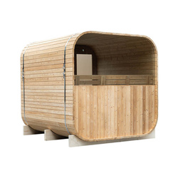 Sauna sucha fińska ogrodowa, 6-osobowa 210x210x240 cm