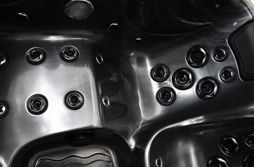 WANNA ZEWNĘTRZNA Z HYDROMASAŻEM AQUAPEUTIC 1661, 5-osobowa 200x200x80 cm, z obudową