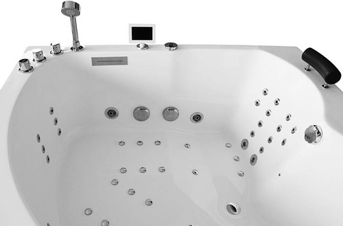 WANNA SPA Z HYDROMASAŻEM JACUZZI AQUAPEUTIC AQ-0031A, 2-osobowa 140x140x70 cm