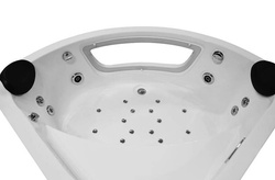 Kabino-sauna sucho-parowa z funkcją hydromasażu AQ-1549, 135X135X220 cm