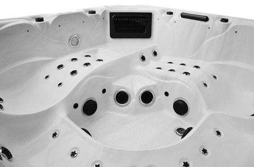 WANNA ZEWNĘTRZNA Z HYDROMASAŻEM AQUAPEUTIC 1343 6-osobowa, 230X230X95 CM