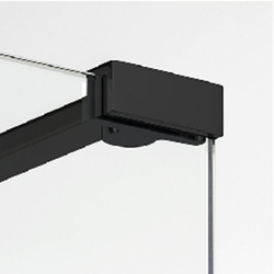 Kabina walk in New Modus Black 80x200, czarny mat
