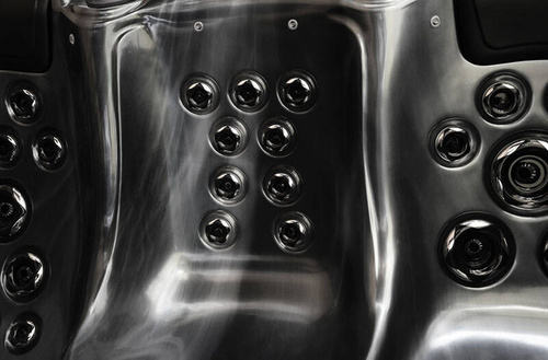 WANNA ZEWNĘTRZNA Z HYDROMASAŻEM AQUAPEUTIC 1661, 5-osobowa 200x200x80 cm, z obudową