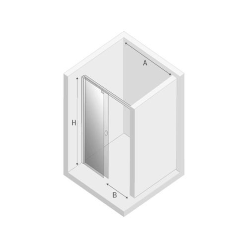 Drzwi prysznicowe do wnęki Porta 120x200