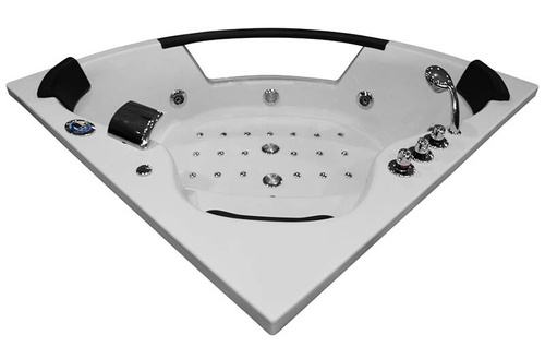 Wanna z hydromasażem narożna SPA AQ-1004 2-osobowa, 152x152x56 cm