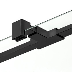 Kabina prysznicowa prostokątna New Renoma Black 100x80x195, prawa