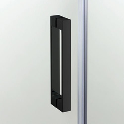 Kabina prysznicowa półokrągła New Komfort Black 90x90x195