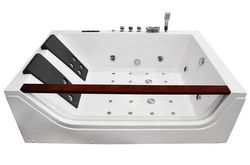 WANNA SPA Z HYDROMASAŻEM JACUZZI AQUAPEUTIC AQ-808, 2-osobowa 180x120x61cm lewa