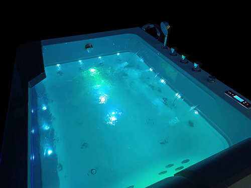 WANNA SPA Z HYDROMASAŻEM JACUZZI AQUAPEUTIC AQ-180 2-osobowa 173x120x68 cm, PRAWA