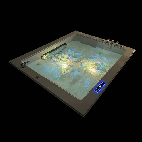 WANNA SPA Z HYDROMASAŻEM JACUZZI AQUAPEUTIC AQ-0031A, 2-osobowa 140x140x70 cm