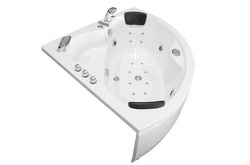 WANNA Z HYDROMASAŻEM NAROŻNA JACUZZI AQUAPEUTIC AQ-636 PLUS, 2-osobowa 135x135x60 cm