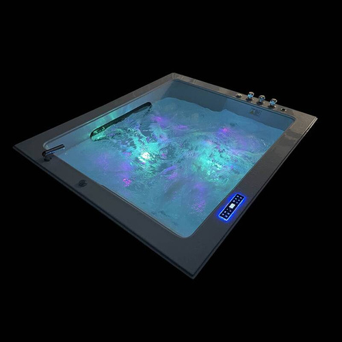 WANNA SPA Z HYDROMASAŻEM JACUZZI AQUAPEUTIC AQ-0031A, 2-osobowa 140x140x70 cm