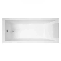 Wanna do zabudowy Novellini Calos 170x75 cm, biały połysk