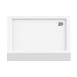 Brodzik Columbus z wypełnieniem styropianowym 90x90x14 cm, biały połysk