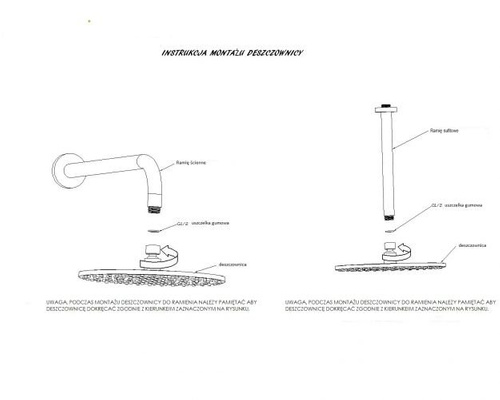 DESZCZOWNICA LED 30x30