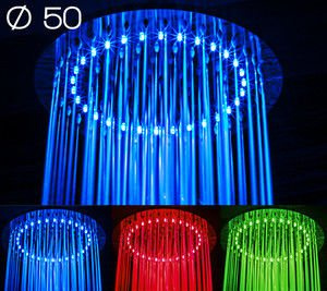 DESZCZOWNICA LED Ø 50 cm okrągła