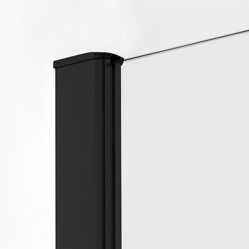 Kabina prysznicowa półokrągła New Komfort Black 90x90x195