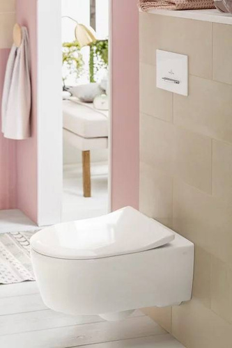 Misa WC wisząca Villeroy&Boch Avento 5656RS01 Combi-Pack Weiss Alpin