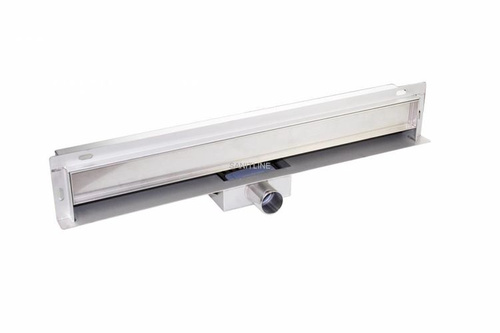 Odpływ liniowy ścienny wall 80 cm, do wypełnienia płytką, niski syfon 52 mm