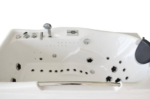 WANNA SPA Z HYDROMASAŻEM JACUZZI AQUAPEUTIC 150, 1-osobowa 174x90x70 cm, prawa