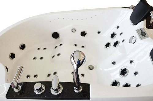 WANNA SPA Z HYDROMASAŻEM JACUZZI AQUAPEUTIC 162, 180x122x59 cm, lewa