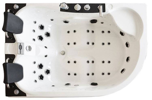 WANNA SPA Z HYDROMASAŻEM JACUZZI AQUAPEUTIC 162, 180x122x59 cm, lewa
