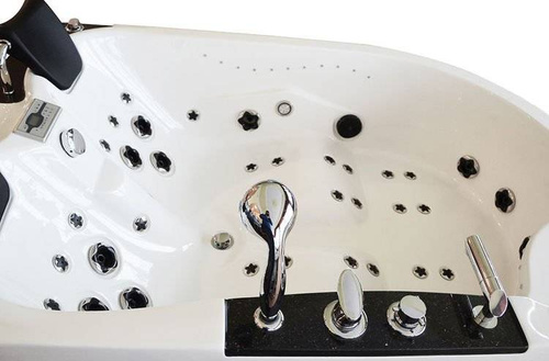 WANNA SPA Z HYDROMASAŻEM JACUZZI AQUAPEUTIC 162, 180x122x59 cm, lewa