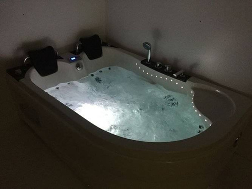 WANNA SPA Z HYDROMASAŻEM JACUZZI AQUAPEUTIC 162, 180x122x59 cm, lewa