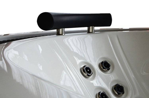 WANNA SPA Z HYDROMASAŻEM JACUZZI AQUAPEUTIC 183 206x134x64cm, OBUDOWA CZARNA