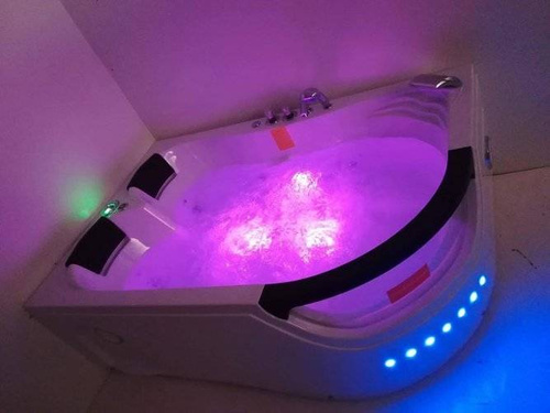 WANNA SPA Z HYDROMASAŻEM JACUZZI AQUAPEUTIC AQ-1665 PRESTIGE, 2-osobowa, 180x120x63 cm, lewa