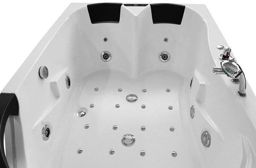 WANNA SPA Z HYDROMASAŻEM JACUZZI AQUAPEUTIC AQ-1665 PRESTIGE, 2-osobowa, 180x120x63 cm, lewa