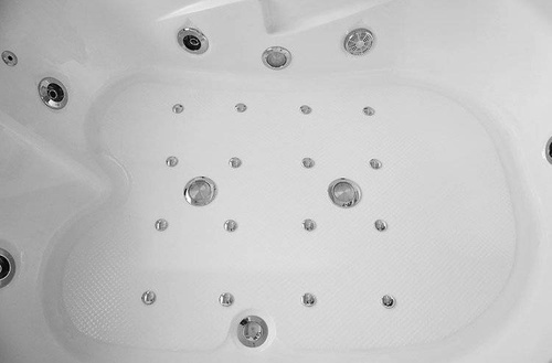 WANNA SPA Z HYDROMASAŻEM JACUZZI AQUAPEUTIC AQ-1665 PRESTIGE, 2-osobowa, 180x120x63 cm, lewa