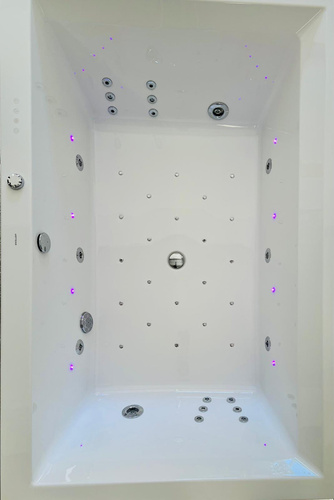 WANNA Z HYDROMASAŻEM SOBEK, 180x115CM, SYSTEM SILVER