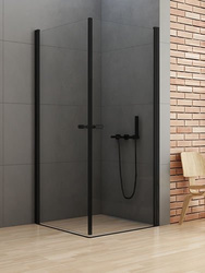 Kabina prysznicowa prostokątna New Soleo Black 80x70x195
